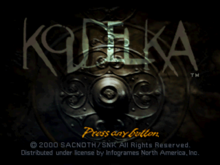 Koudelka title screen for Playstation